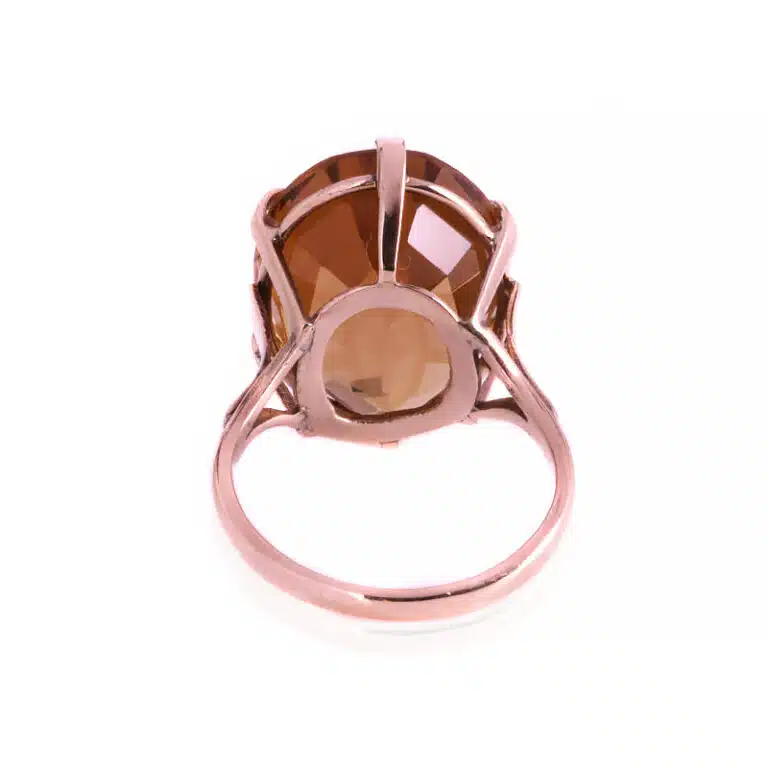 1970's vintage citrine ring