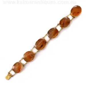 Antique agate bracelet