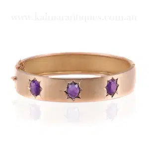 Amethyst bangle
