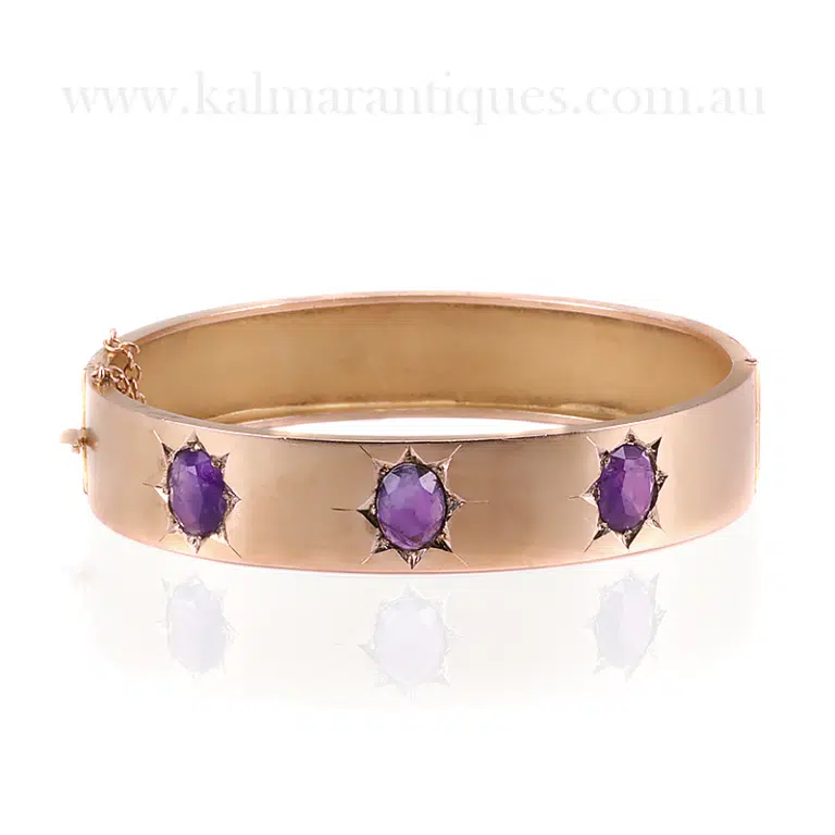 Amethyst bangle