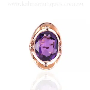 Fabulous Vintage Amethyst Ring