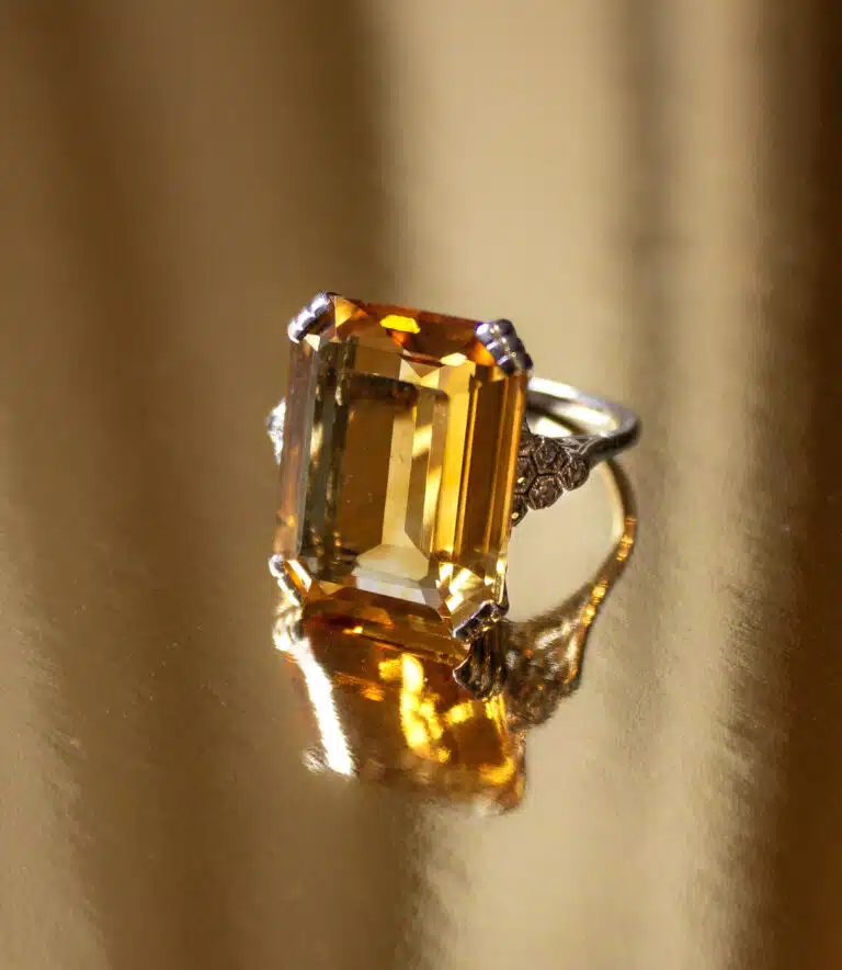 Antique Citrine Rings Sydney | Vintage Citrine Rings