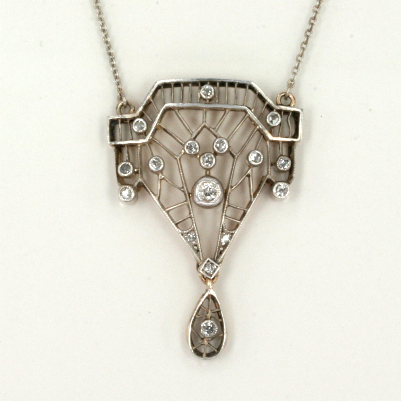 Buy Art Deco 1920's diamond pendant Sold Items, Sold