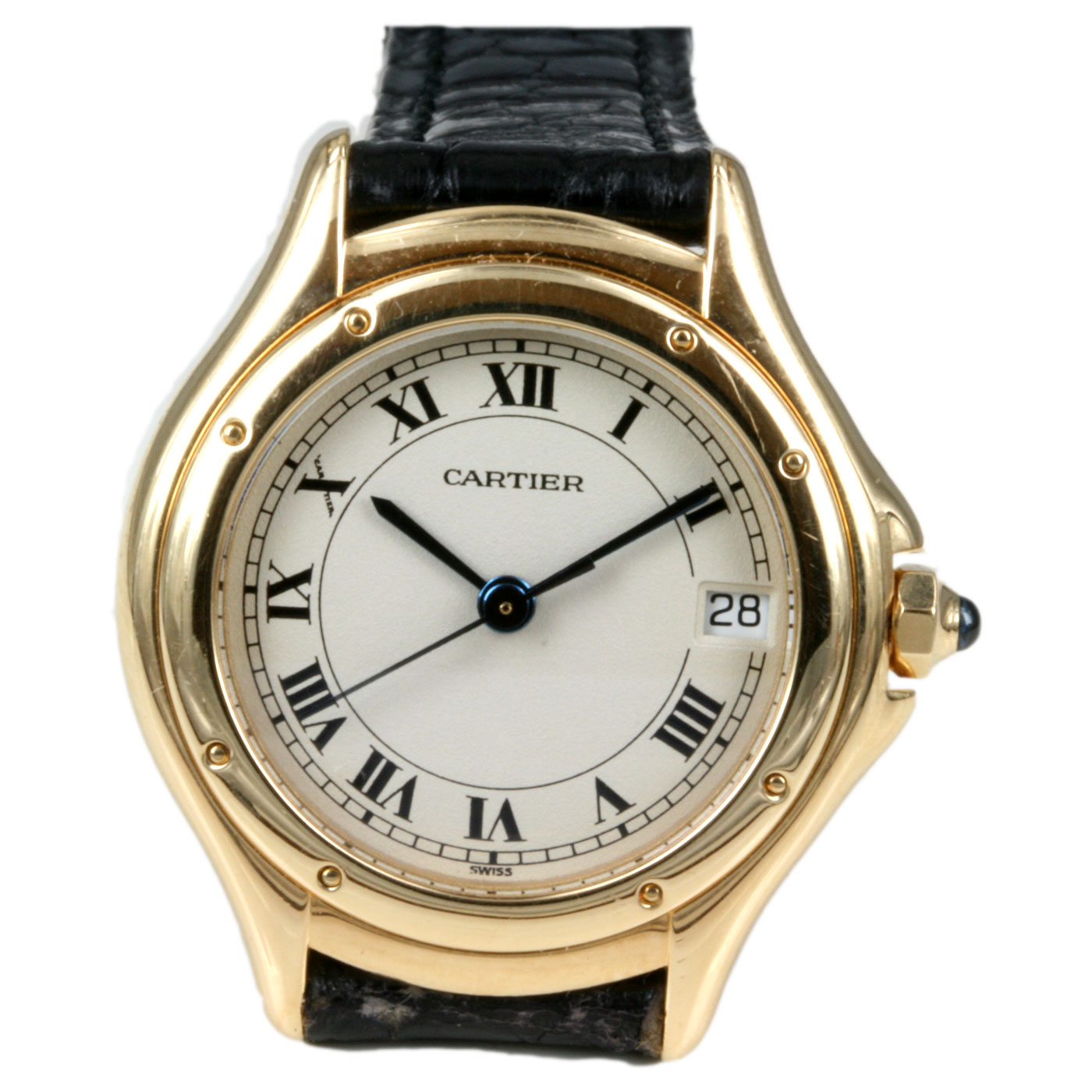 Buy 18ct Cartier Cougar watch. Sold 