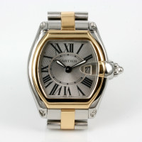 Buy Gold \u0026 steel Cartier Roadster model 