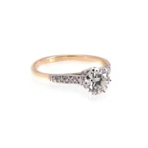 Art Deco diamond engagement ring