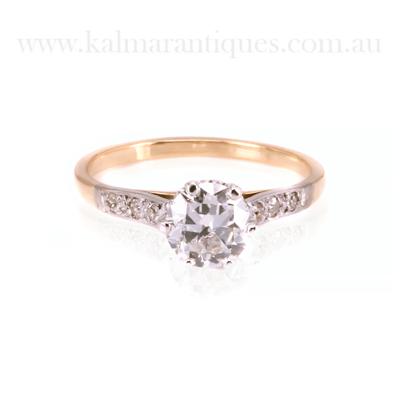 1940s diamond engagement ring