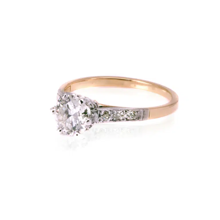 1940s diamond engagement ring