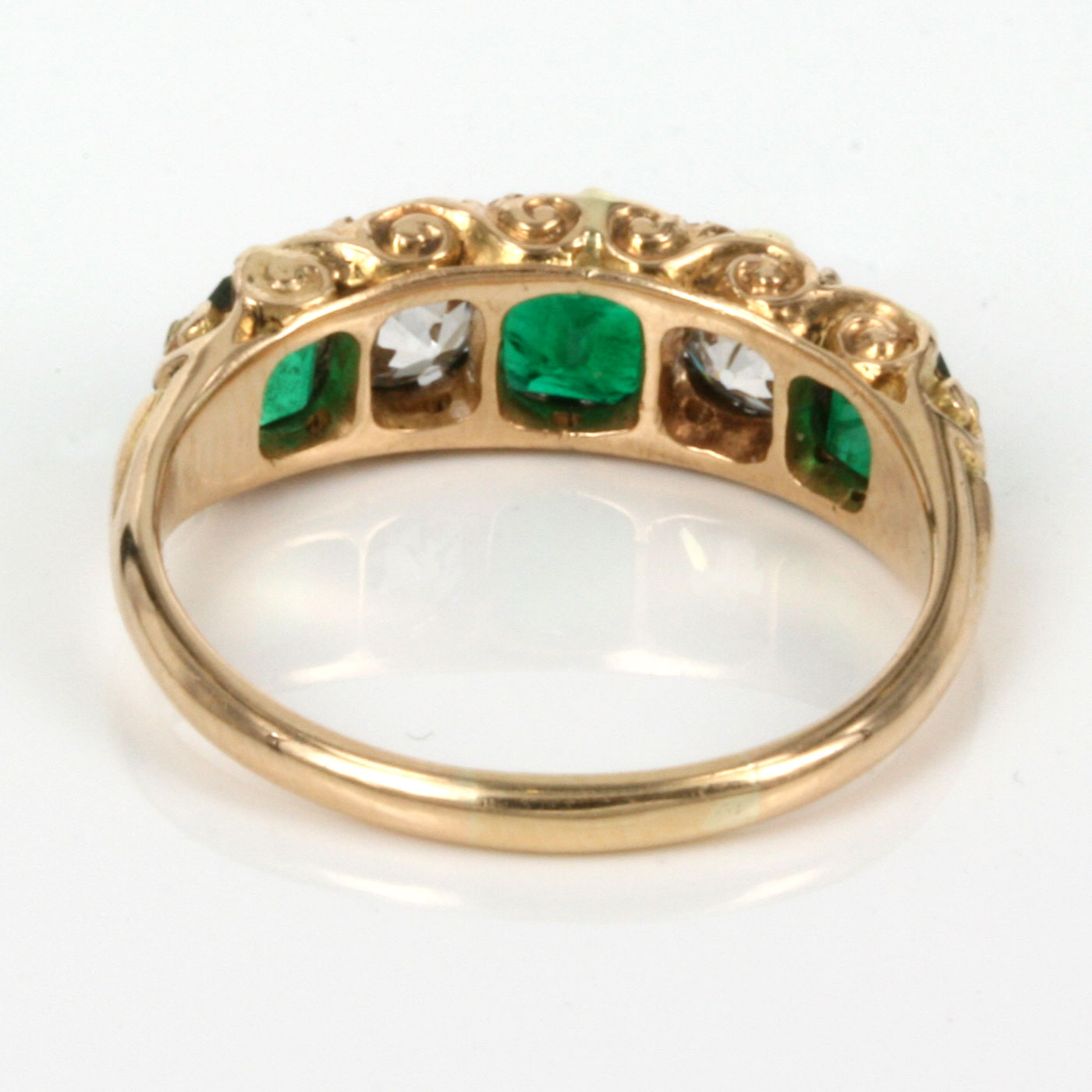 emerald diamond ring 2807 4