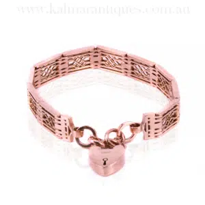 Antique gate bracelet