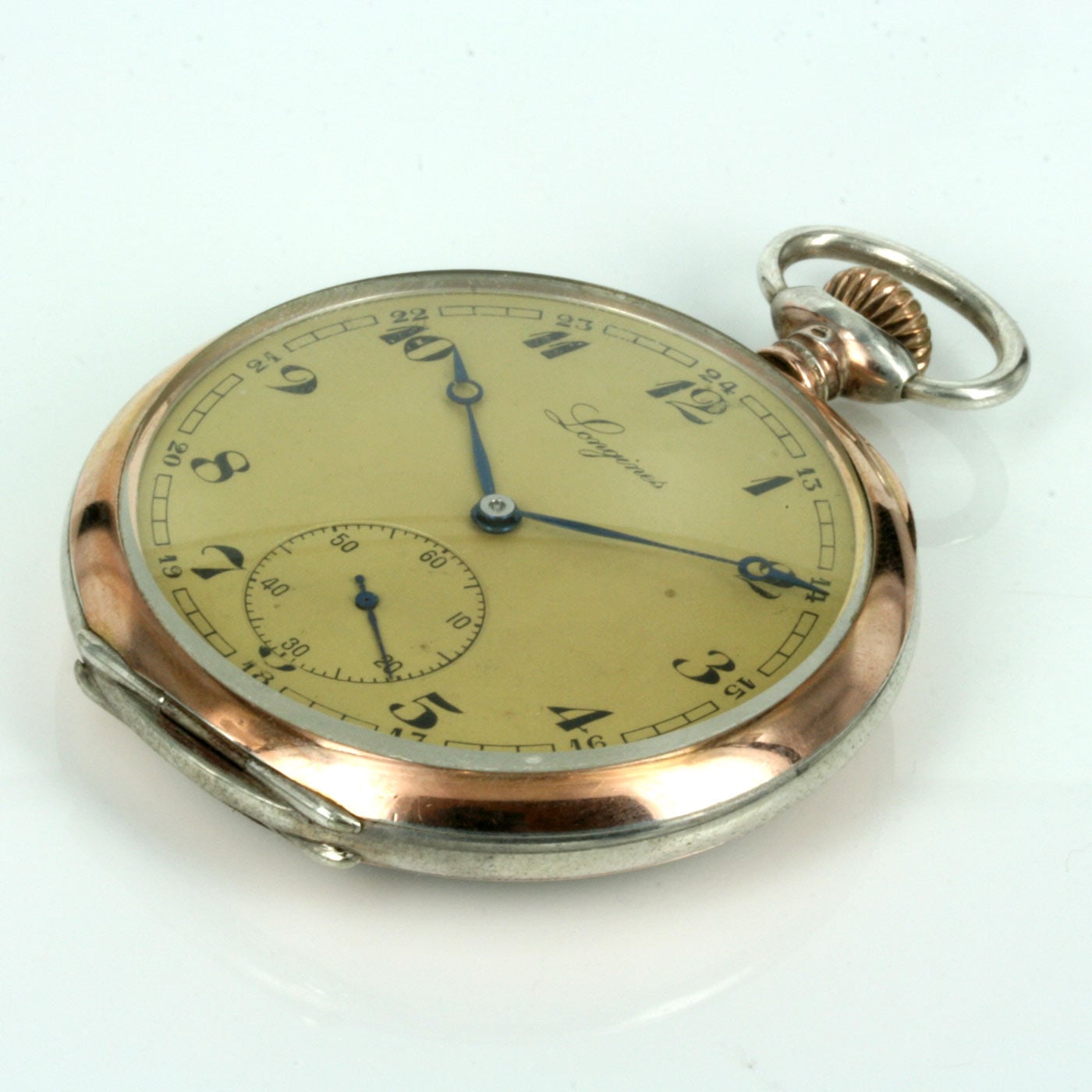 longines gold pocket watch antique