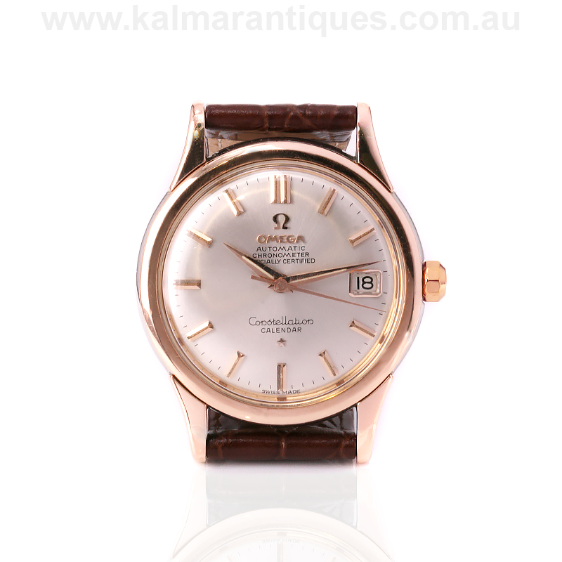 Vintage 1958 rose gold capped Omega 