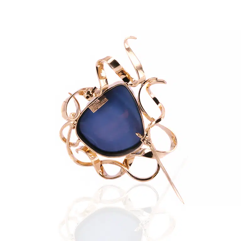 opal doublet brooch