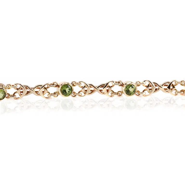 Peridot bracelet