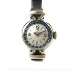 1959 ladies Omega Sapphette watch in gold