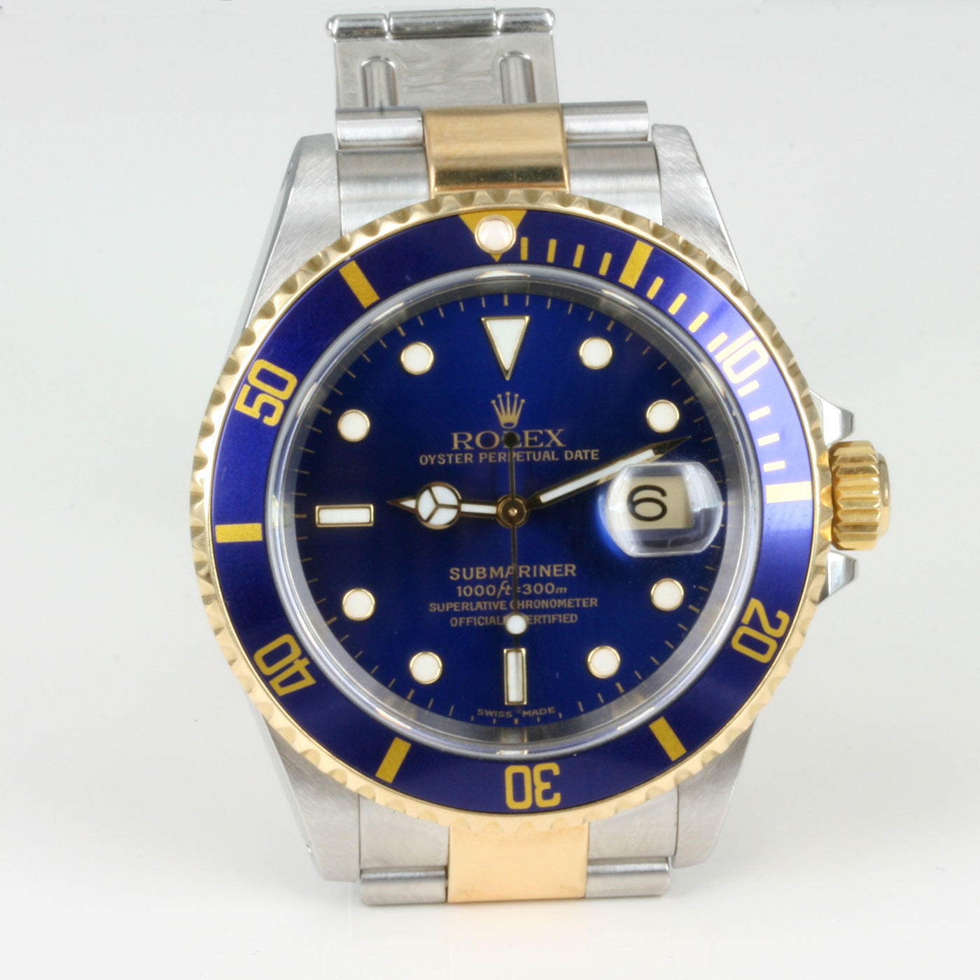 Buy Blue dial Rolex Submariner steel 