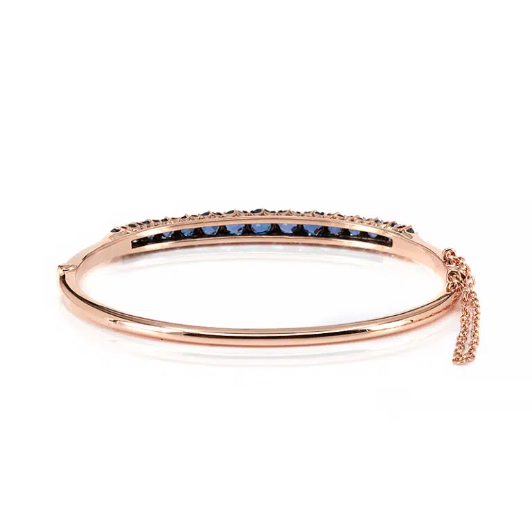 Antique sapphire bangle