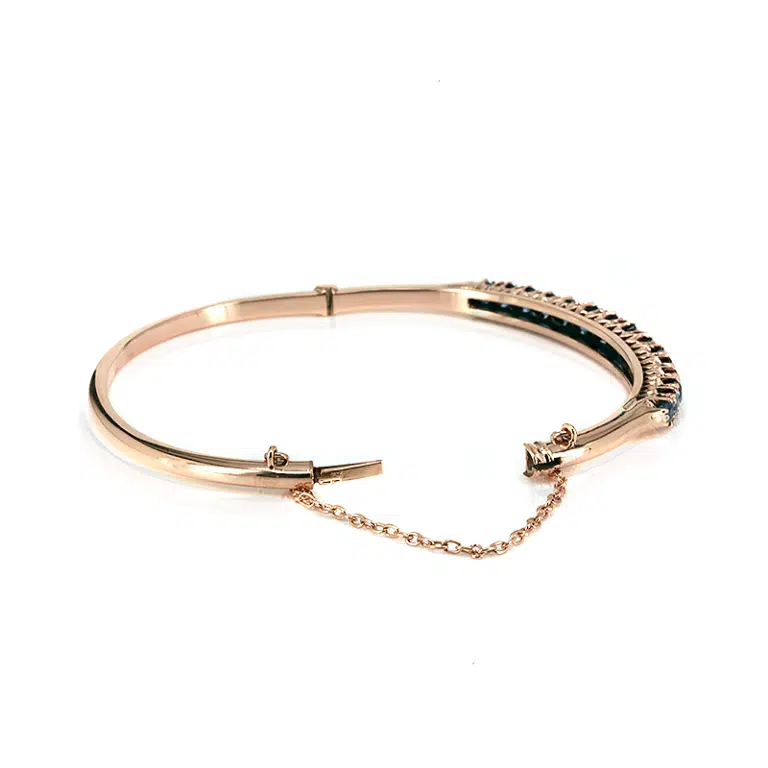 Antique sapphire bangle