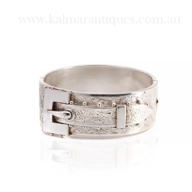 Antique buckle bangle